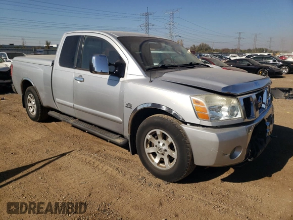 2004 Nissan Titan SE with VIN 1N6AA06AX4N506104, listed as a Copart auction lot 76545534 with 174,129 mi miles and Salvage Title. Bid and sale history available at carsss.com. Image 4.