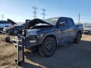 2024 Nissan Frontier PRO-4X with VIN 1N6ED1EKXRN600239, listed as a Copart auction lot 41816685 with 0 mi miles and Salvage Title. Bid and sale history available at carsss.com. Image 1.