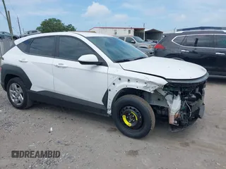 2024 Hyundai Kona SE with VIN KM8HA3AB7RU131235, listed as a IAAI auction lot 41971756 with 10,568 mi miles. Bid and sale history available at carsss.com. Image 1.
