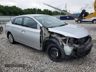 2014 Nissan Sentra SV with VIN 3N1AB7AP6EY273009, listed as a Copart auction lot 59898435 with 35,460 mi miles and Salvage title. Bid and sale history available at DreamBid. Image 4.