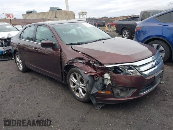 2012 Ford Fusion SE with VIN 3FAHP0HA5CR140714, listed as a IAAI auction lot 41742205 with 116,952 mi miles and . Bid and sale history available at carsss.com. Image 1.
