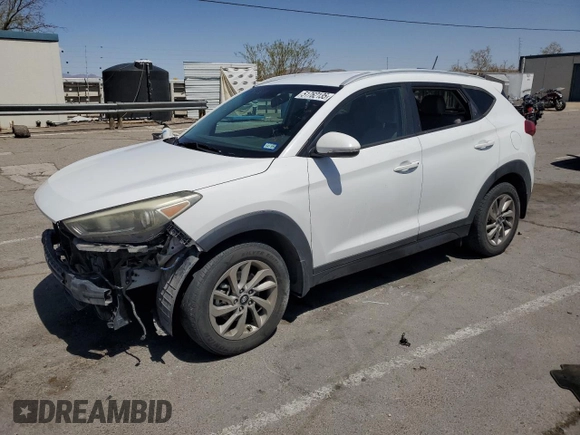 2016 Hyundai Tucson Eco with VIN KM8J33A23GU108155, listed as a Copart auction lot 51762135 with 99,991 mi miles and Salvage Title. Bid and sale history available at carsss.com. Image 1.