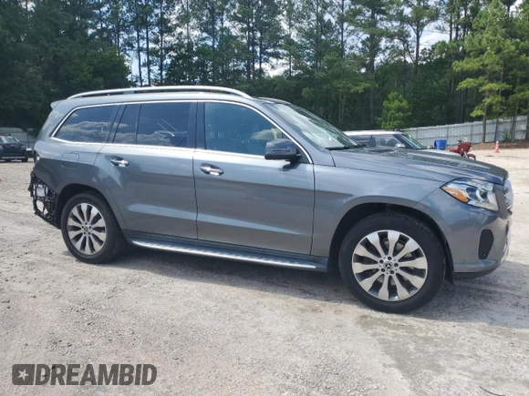2017 Mercedes-Benz GLS 450 with VIN 4JGDF6EE0HA961612, listed as a Copart auction lot 62366834 with 95,465 mi miles and Salvage Title. Bid and sale history available at DreamBid. Image 4.