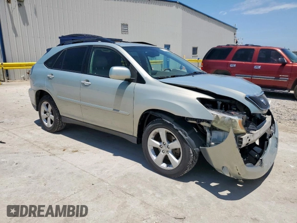 2005 Lexus RX 330 with VIN 2T2GA31UX5C027794, listed as a Copart auction lot 61341445 with 136,514 mi miles and Salvage title. Bid and sale history available at DreamBid. Image 4.