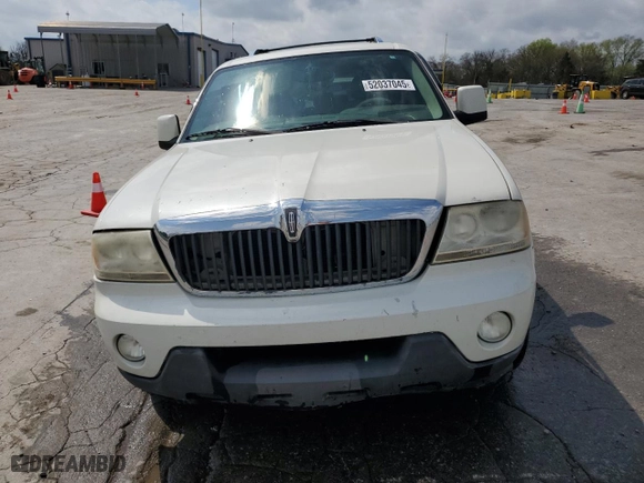 2004 Lincoln Aviator Luxury with VIN 5LMEU88H84ZJ40245, listed as a Copart auction lot 52037045 with 182,408 mi miles and Salvage Title. Bid and sale history available at carsss.com. Image 5.