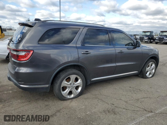 2015 Dodge Durango Limited with VIN 1C4RDJDG6FC147732, listed as a Copart auction lot 44578535 with 234,976 mi miles and Salvage title. Bid and sale history available at DreamBid. Image 3.