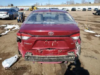 2024 Toyota Corolla LE with VIN JTDB4MEE0RJ016277, listed as a Copart auction lot 45208175 with 11,230 mi miles and Salvage Title. Bid and sale history available at carsss.com. Image 6.