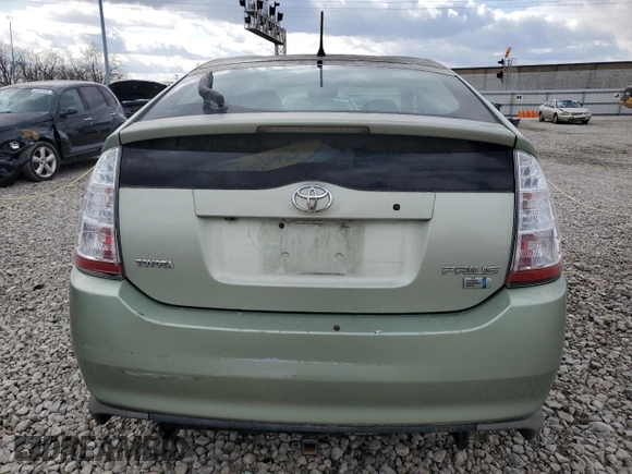 2008 Toyota Prius with VIN JTDKB20U983456817, listed as a Copart auction lot 50425215 with 0 mi miles and Salvage Title. Bid and sale history available at carsss.com. Image 6.