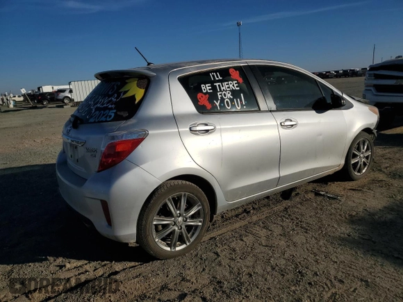 2013 Toyota Yaris L with VIN JTDKTUD39DD561100, listed as a Copart auction lot 41527595 with 123,119 mi miles and Salvage Title. Bid and sale history available at DreamBid. Image 3.