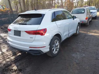 2023 Audi Q3 S line Premium with VIN WA1DECF30P1111460, listed as a IAAI auction lot 41676015 with 45,609 mi miles. Bid and sale history available at carsss.com. Image 4.