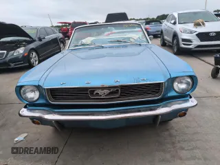 1966 Ford Mustang z VIN 6R08T191465, wystawiony jako Copart lot #74263644 z przebiegiem 54 288 mil mil oraz Szkody całkowita. Historia ofert i sprzedaży dostępna na DreamBid. Obrazek 5.