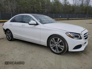 2015 Mercedes-Benz C 300 with VIN 55SWF4JB6FU056193, listed as a Copart auction lot 49263785 with 112,095 mi miles and Salvage Title. Bid and sale history available at DreamBid. Image 4.