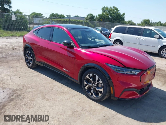 2023 Ford Mustang Mach-E Premium z VIN 3FMTK3SU3PMA70202, wystawiony jako IAAI lot #42291558 z przebiegiem 16 333 mil mil oraz . Historia ofert i sprzedaży dostępna na DreamBid. Obrazek 1.