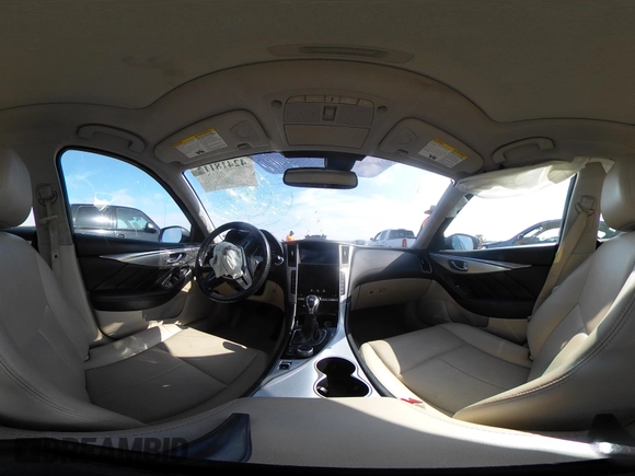 2019 Infiniti Q50 Luxe with VIN JN1EV7AP8KM543395, listed as a IAAI auction lot 42418112 with 43,382 mi miles and . Bid and sale history available at DreamBid. Image 18.