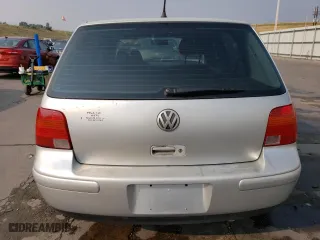 2002 Volkswagen Golf GLS with VIN 9BWGK61J724014028, listed as a Copart auction lot 64166534 with 181,469 mi miles and Salvage Title. Bid and sale history available at carsss.com. Image 6.