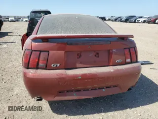 2002 Ford Mustang GT Deluxe with VIN 1FAFP42XX2F147813, listed as a Copart auction lot 51479485 with Not provided miles and Salvage title. Bid and sale history available at DreamBid. Image 6.