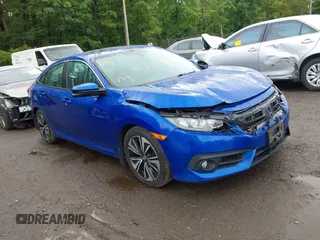 2018 Honda Civic EX-L z VIN 2HGFC1F70JH641871, wystawiony jako IAAI lot #42330562 z przebiegiem 379 744 mil mil oraz . Historia ofert i sprzedaży dostępna na DreamBid. Obrazek 1.