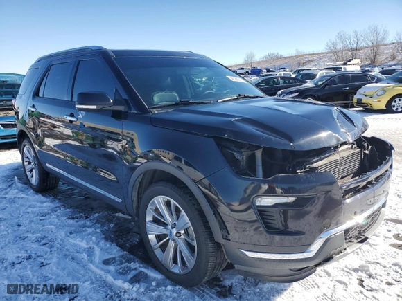 2019 Ford Explorer Limited with VIN 1FM5K8FH6KGA17466, listed as a Copart auction lot 42386675 with 72,191 mi miles and Salvage Title. Bid and sale history available at carsss.com. Image 4.