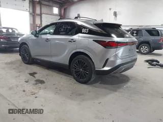 2024 Lexus RX 350 with VIN 2T2BAMCA2RC084662, listed as a IAAI auction lot 42026772 with 4,160 mi miles and . Bid and sale history available at DreamBid. Image 3.
