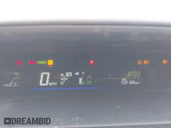 2013 Toyota Prius Two with VIN JTDZN3EU1D3268162, listed as a IAAI auction lot 41650964 with 158,186 mi miles and . Bid and sale history available at carsss.com. Image 7.