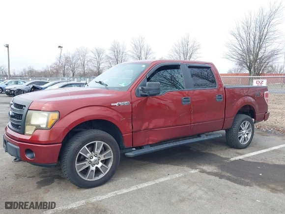 2014 Ford F-150 XL with VIN 1FTFW1EF5EKD08613, listed as a IAAI auction lot 41737964 with 96,554 mi miles. Bid and sale history available at carsss.com. Image 6.