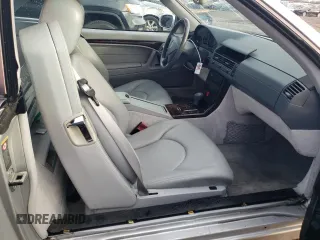 2001 Mercedes-Benz SL-Class with VIN WDBFA68F11F200773, listed as a Copart auction lot 81091134 with 0 mi miles and Salvage Title. Bid and sale history available at carsss.com. Image 10.