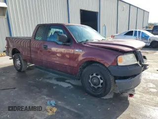 2006 Ford F-150 STX with VIN 1FTRX12W46NB75180, listed as a Copart auction lot 48231805 with 201,540 mi miles and Salvage Title. Bid and sale history available at carsss.com. Image 4.
