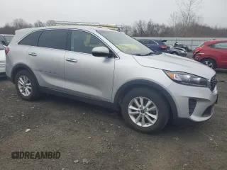 2019 Kia Sorento LX V6 with VIN 5XYPGDA56KG488041, listed as a Copart auction lot 49145225 with 128,040 mi miles and Salvage Title. Bid and sale history available at carsss.com. Image 4.