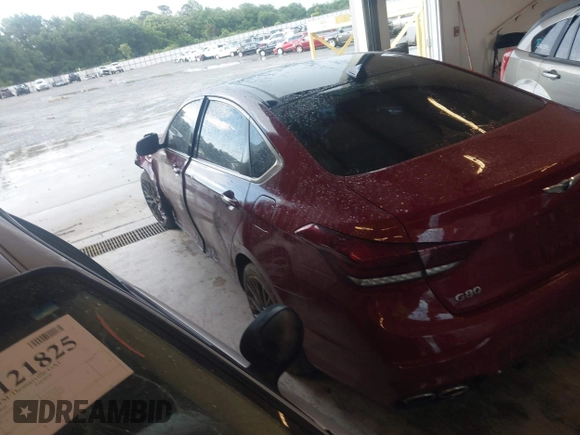 2018 Genesis G80 Sport with VIN KMHGN4JB4JU225812, listed as a IAAI auction lot 42314901 with 109,005 mi miles and . Bid and sale history available at DreamBid. Image 3.