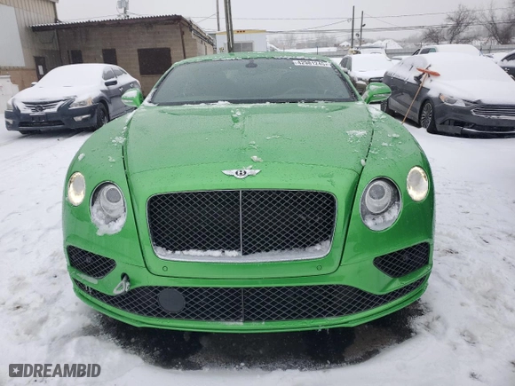 2016 Bentley Continental GT Speed with VIN SCBFJ7ZA3GC052178, listed as a Copart auction lot 42981245 with NaN miles and Salvage Title. Bid and sale history available at carsss.com. Image 5.
