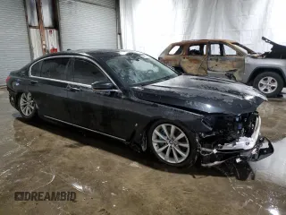 2017 BMW 7 Series 740e xDrive iPerformance with VIN WBA7J2C32HG497792, listed as a Copart auction lot 75566654 with 0 mi miles and Clean Title. Bid and sale history available at carsss.com. Image 4.