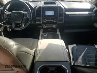 2019 Ford Expedition Platinum with VIN 1FMJU1MT6KEA23724, listed as a Copart auction lot 58489015 with 104,539 mi miles and Salvage title. Bid and sale history available at DreamBid. Image 8.
