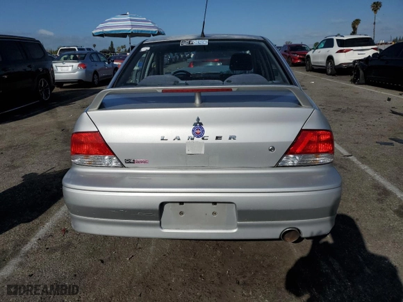 2003 Mitsubishi Lancer OZ-Rally with VIN JA3AJ86E43U032755, listed as a Copart auction lot 51342815 with 124,211 mi miles and Salvage Title. Bid and sale history available at carsss.com. Image 6.