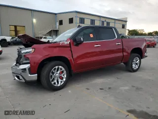 2019 Chevrolet Silverado 1500 LTZ with VIN 3GCUYGEL4KG114801, listed as a Copart auction lot 78433254 with 0 mi miles and Salvage Title. Bid and sale history available at carsss.com. Image 1.