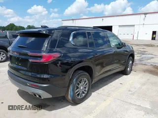 2025 GMC Acadia FWD Elevation z VIN 1GKENKRS4SJ158186, wystawiony jako IAAI lot #42159168 z przebiegiem 147 mil mil oraz . Historia ofert i sprzedaży dostępna na DreamBid. Obrazek 4.