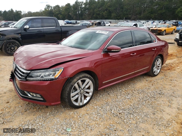 2016 Volkswagen Passat 1.8T SEL Premium with VIN 1VWCS7A30GC043767, listed as a Copart auction lot 46787775 with NaN miles and Salvage Title. Bid and sale history available at carsss.com. Image 1.