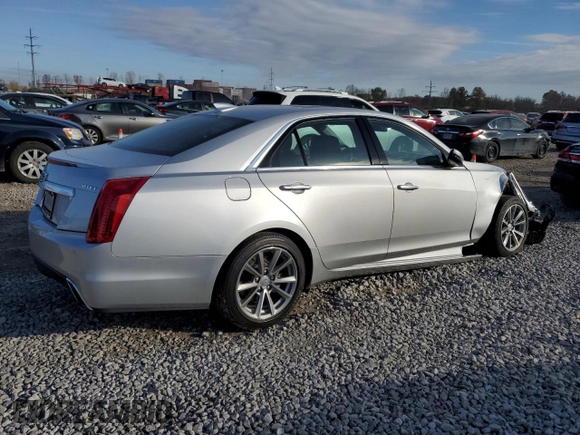 2019 Cadillac CTS Luxury RWD with VIN 1G6AR5SX0K0121859, listed as a Copart auction lot 78927644 with 39,222 mi miles and Salvage Title. Bid and sale history available at DreamBid. Image 3.