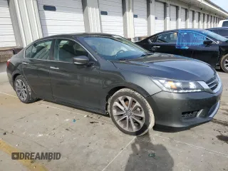 2014 Honda Accord Sport with VIN 1HGCR2F53EA116684, listed as a Copart auction lot 79904624 with 224,821 mi miles and Salvage Title. Bid and sale history available at DreamBid. Image 4.
