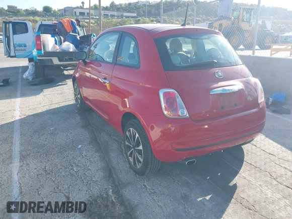2012 FIAT 500 Pop with VIN 3C3CFFARXCT127684, listed as a IAAI auction lot 42543045 with 106,930 mi miles and . Bid and sale history available at DreamBid. Image 3.