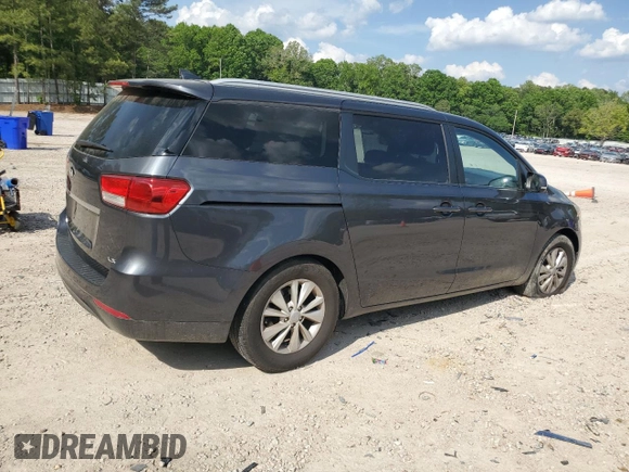 2015 Kia Sedona LX with VIN KNDMB5C17F6069481, listed as a Copart auction lot 55602005 with 169,146 mi miles and Clean Title. Bid and sale history available at DreamBid. Image 3.