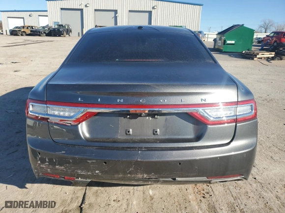 2017 Lincoln Continental Select with VIN 1LN6L9TK0H5605214, listed as a Copart auction lot 88552245 with 108,931 mi miles and Salvage Title. Bid and sale history available at carsss.com. Image 6.