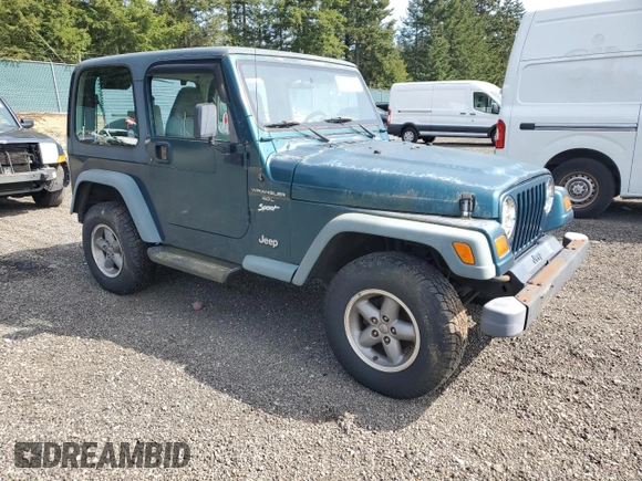1997 Jeep Wrangler Sport with VIN 1J4FY19S4VP537511, listed as a Copart auction lot 55453975 with 59,714 mi miles and Clean Title. Bid and sale history available at carsss.com. Image 4.