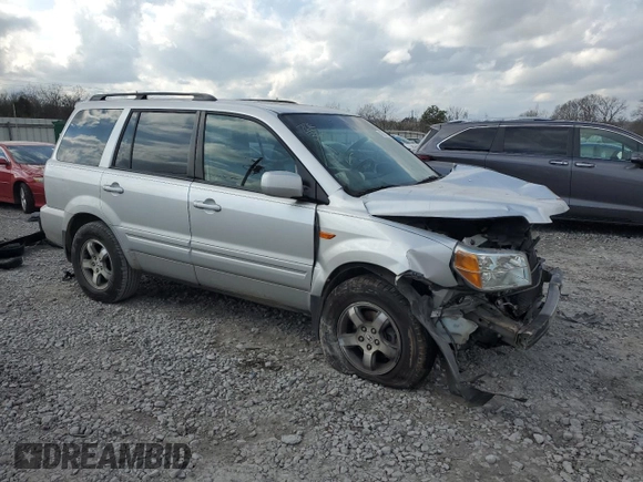2008 Honda Pilot EX-L with VIN 5FNYF28728B002229, listed as a Copart auction lot 44395995 with Not Provided miles and Salvage Title. Bid and sale history available at DreamBid. Image 4.