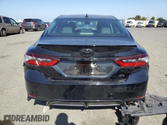 2023 Toyota Camry SE with VIN 4T1S11AKXPU798291, listed as a Copart auction lot 54616235 with 17,588 mi miles and Salvage Title. Bid and sale history available at DreamBid. Image 6.