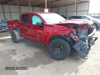 2024 Chevrolet Colorado 4WD Trail Boss with VIN 1GCPTEEK9R1303749, listed as a IAAI auction lot 42118825 with Not provided miles and . Bid and sale history available at DreamBid. Image 1.