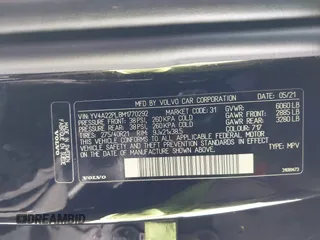 2021 Volvo XC90 Inscription с VIN YV4A22PL8M1770292, выставлен на аукционе IAAI как лот 41991101 с пробегом 61 489 миль миль и . История ставок и продаж доступна на DreamBid. Изображение 9.