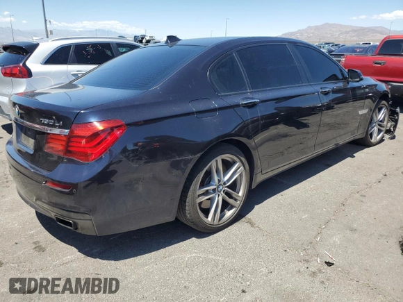 2014 BMW 7 Series ALPINA B7 with VIN WBAYE8C57ED136312, listed as a Copart auction lot 56057305 with 137,127 mi miles and Salvage title. Bid and sale history available at DreamBid. Image 3.