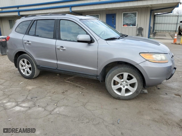 2008 Hyundai Santa Fe SE with VIN 5NMSH13E58H220339, listed as a Copart auction lot 50707875 with 215,189 mi miles and Salvage Title. Bid and sale history available at carsss.com. Image 4.