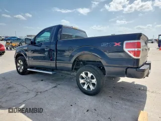 2013 Ford F-150 XL with VIN 1FTMF1CF0DFA45383, listed as a Copart auction lot 61390925 with 153,705 mi miles and Salvage title. Bid and sale history available at DreamBid. Image 2.