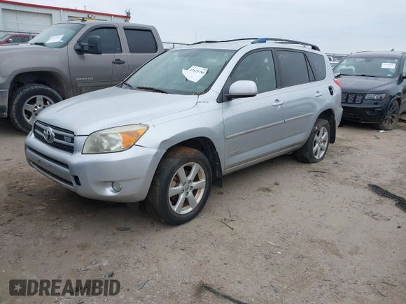 2008 Toyota RAV4 Ltd with VIN JTMZK31V586015535, listed as a IAAI auction lot 41615780 with 284,183 mi miles. Bid and sale history available at carsss.com. Image 2.
